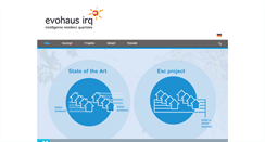 Desktop Screenshot of evohaus-irq.com