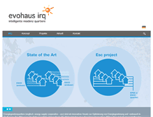 Tablet Screenshot of evohaus-irq.com